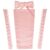 NICENEEDED 4PCS Pink Women’s Wedding Dress Zipper, Replacement Adjustable Fit Satin Corset Back Kit, Lace up Back Gown Corset Kit for Prom Dress