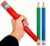 Nice purchase Big Pencils For Kid Giant Wooden Jumbo Pencil So Cool (3 pack(red blue green))