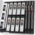 Nicpro 0.9 Metal Mechanical Pencil Set with Case, 3PCS Black MP1000 0.9mm Drafting Pencil, 8 Tubes HB Lead Refills, 3PCS Erasers, Erasers Refills for Artist Writing, Drawing, Sketching