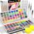 Nicpro 100 Colors Watercolor Paint Set, Metallic Macaron & Fluorescent, 8 Synthetic Squirrel Brushes, 25 Watercolor Paper, Palette, Art Supplies Kit for Artist Adult Beginner with Gift Box