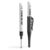 Nicpro 2PCS Long Nib Marker Pens, 30mm Long Head Deep Hole Marker (Black)