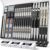 Nicpro 35PCS Art Mechanical Pencil Set, 3 PCS Metal Drafting Pencil 0.5 mm & 0.7 mm & 0.9 mm & 3 PCS 2mm Lead Holder (6B 4B 2B HB 2H 4H Colors) For Sketching Drawing With 20 Tube Lead Refills Case