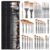 Nicpro 40 PCS Paint Brush Set, Professional Acrylic Paint Brushes