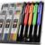 Nicpro 5 Pack Carpenter Pencil with Sharpener, Mechanical Carpenter Pencils with 41 Refills, Construction Pencil Heavy Duty Woodworking Pencils for Architect (Red, Black, Orange, Blue, Black)