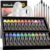 Nicpro Watercolor Paint Set for Adults, Beginner & Artists, 24 Tubes Water Color Paint Set with 25 Watercolor Paper, 8 Squirrel Paint Brushes, Palettes, Color Wheel, Art Painting Supplies