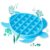 NiHealth Pop It Sea Turtle Fidget Toy, Silicone Stress Relief – Kids, Blue