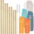 NiHome 8-Piece Straw Set for Owala – Includes 4 Sizes: 23.5, 21, 19.5, 16.5 cm – Metallic Gold