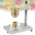 NIKAIDD Adjustable Metal Powder Flow Tester with Hall Effect Flow Meter and Bulk Density Meter Kit, Includes Stopwatch, Brush, Funnel for Flowability Test, Stainless Steel (Brass 2.5mm)