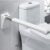 NIKAIDD Toilet Grab Bar Flip Down, Handicap Grab Bars for Bathroom Shower Bathtub Grab Bar Support Tub Handle Bath Safety Railing Folding Grip Bar Assist Handrail（Without Calling Bell）