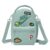 Nike Patch 4L Insulated Lunch Tote, Crossbody Lunch Box Bag with Bottle and Zip Pocket (Steam)