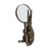 NIKKY HOME Rabbit Figurine Vintage Handheld Magnifying Glass 5X Magnifier with Stand for Seniors Reading Books Newspapers and Kids Exploring Nature Pursuing Hobby Activities