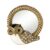 NIKKY HOME Vintage Gold Handheld Magnifying Glass Cute Small Owl 5X Magnifier for Seniors Reading Books Newspapers and Kids Exploring Nature Pursuing Hobby Activities