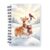 Ninety3POD Hello Winter Corgi Welcome Frosty Morning with Cardinal Bird Spiral Bound Journal Welsh Corgi Dog Lover Gifts Idea 5x7in Spiral Notebook 22010