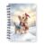 Ninety3POD Hello Winter Yorkshire Terrier Welcome Frosty Morning with Cardinal Bird Spiral Bound Journal Yorkie Dog Lover Gifts 5x7in Spiral Notebook 22010