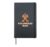 Ninjabread Man – Funny Gingerbread Hardcover Journal, Black