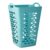 NINTVSX Flexible Square Teal Plastic Laundry Hamper