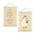 Nipil Rustic Silly Goose Reading Canvas Framed Wall Art Decor，12″x16″