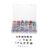 Nishiyuenyi 1680 Pieces Googly Eyes Self Wiggle Eyes Craft Stickers Doll Eyes Resin Mixed Sizes with Storage Box Suitable for School Art DIY