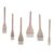 Nishiyuenyi 6 Lot Mixed Paint Brushes Brushes Long Wood Handle for Watercolor Painting