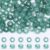 NITOPUPU 100pcs 12mm Acrylic Large Hole Beads for Jewelry Making Green Cloud Pop Hair Beads for Braids Bracelets Bag Charms(Hole:5.5mm)