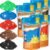 NiToy FlexiSand 11 lbs Moldable Self-Sticking Sand, Never Dries Out Fun for 3 Years and Up Kids Bulk Refill for Sensory Sand Box Toys, Ideal for Shaping, Squeezing Rolling (5kg, Neutral Shades)