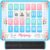 NiToy Solo Mahjong Training Mat, Flexible Rubber, Rollable, Quiet, Grid