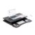 NIUDHEUS Metal Standing Desk Converter with Keyboard Tray