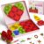 Niukdier 26PCS Mini Magnetic Tiles Travel Set Iron Box Storage Baseplate, Portable Magnetic Building Blocks STEM Toy for Kids 3+