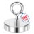 NIUKNOW 1.42 Inch Neodymium Fishing Magnet, 150 LB Strong Magnet Fishing