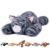 Niuniu Daddy Black Tabby Weighted Stuffed Animal Cat Plush Pillow for Kids