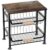 NiuYichee 3-layer Kitchen Fruit Storage Basket Snack Rack, Countertop & Desktop Pull-out Metal Basket with Handle, Organizers