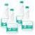 NIXOOT 4 Bottles 8 fl oz Hard Floor Cleaning Solution Compatible with eufy Robot Vacuums, 1:200 Concentrated Low-Foam Multi-Surface Floor Cleaner for Omni C20, X10 Pro Omni, X8 Pro, G & L Series