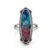 NKG Alexandrite Quartz Statement Ring 925 Silver Plated Artisan Handmade Jewelry for Women Oval Gemstone Ring Minimalist Dainty Ring Gift for Birthday Anniversary
