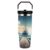 NLLZZ 30oz Stainless Steel Vacuum Insulated Tumbler, Boat Seascape Theme Travel Coffee Mug with Handle Straw Lid, Double-Wall Portable Water Bottle for Car Cup Holder, Home Outdoor