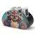 NLLZZ Cute Raccoon PU Leather Remote Control Holder with 5 Compartments