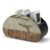 NLLZZ Greyhound PU Leather Remote Control Holder with 5 Compartments