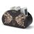 NLLZZ Moth Gothic PU Leather Remote Control Holder with 5 Compartments