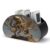 NLLZZ Octopus PU Leather Remote Control Holder with 5 Compartments