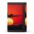 NLLZZ Romantic Red Sunset Plane Trifold Wallet for Men with 8 Card Slots