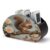 NLLZZ Squirrel PU Leather Remote Control Holder with 5 Compartments