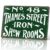 No.48 Thames Street Iron Show Rooms Vintage Vintage Metal Wall Art Signs