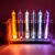 Noble Gas Tubes, Rare Gas Glass Tubes with Exciter, 99.999% Purity He Ne Ar Kr Xe Luminous Element Collection for Science Display, Chemistry Teaching, Lab Collection and Gifts