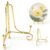 nobrix 2Pcs 4 Inch Plate Stands for Display, Golden Iron Picture Frame Stand Metal Easel Stand Paintings, Photo Frames, Decorative Plates, Tabletop Art, Books, Collectibles