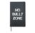 No Bully Zone Anti-Bullying Awareness T-Shirt Hardcover Journal, Black