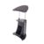 Noeko Adjustable Sit-to-Stand Rolling Laptop Desk with Tilt Top & Storage