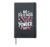 No Friends On Powder Days Hardcover Journal, Black