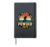 No Friends On Powder Days Hardcover Journal, Black