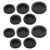 NOLITOY 10pcs Round Rubber Piggy Bank Plug Replacement for Money Saving Box Protective Design and Secure Savings, Suitable for Adults