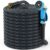 Non-Expanding Garden Hose 75ft w/10 Function Nozzle, Lightweight Water Hose
