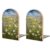 Non-Skid Wooden Bookends Wood Book Ends for Heavy Books Book Stand